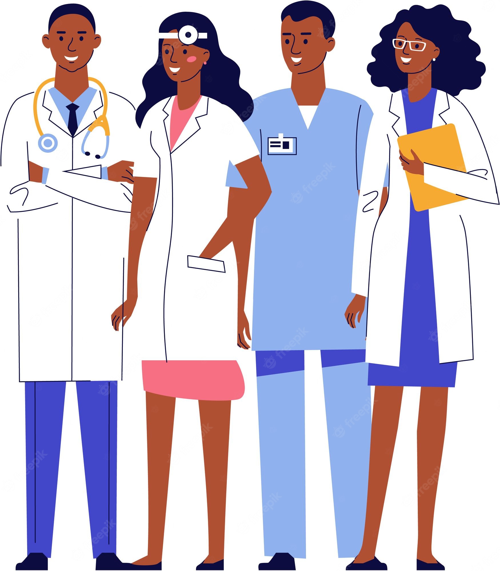 black-female-doctor-royalty-free-vector-image-vectorstock-clip-art