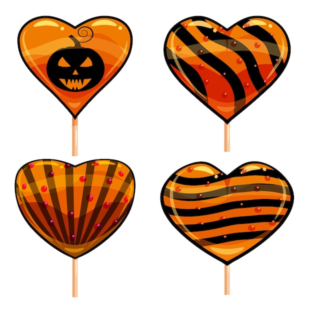 halloween hearts - Clip Art Library