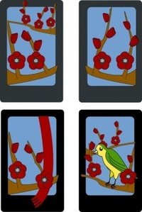 Cherry Blossom Tarot Cards - Symbolic Illustrations for Guidance & Reflection