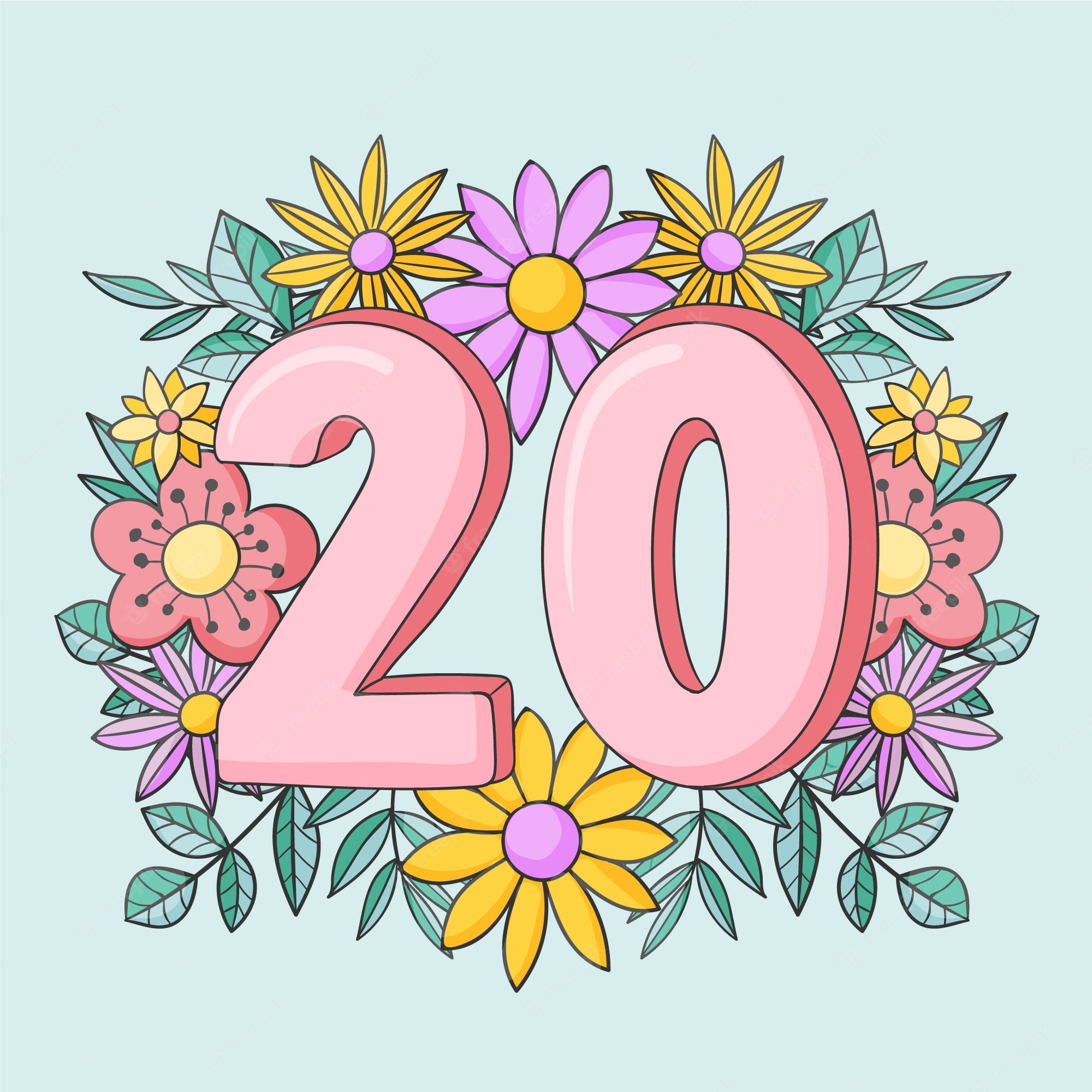 number-20s-clip-art-library