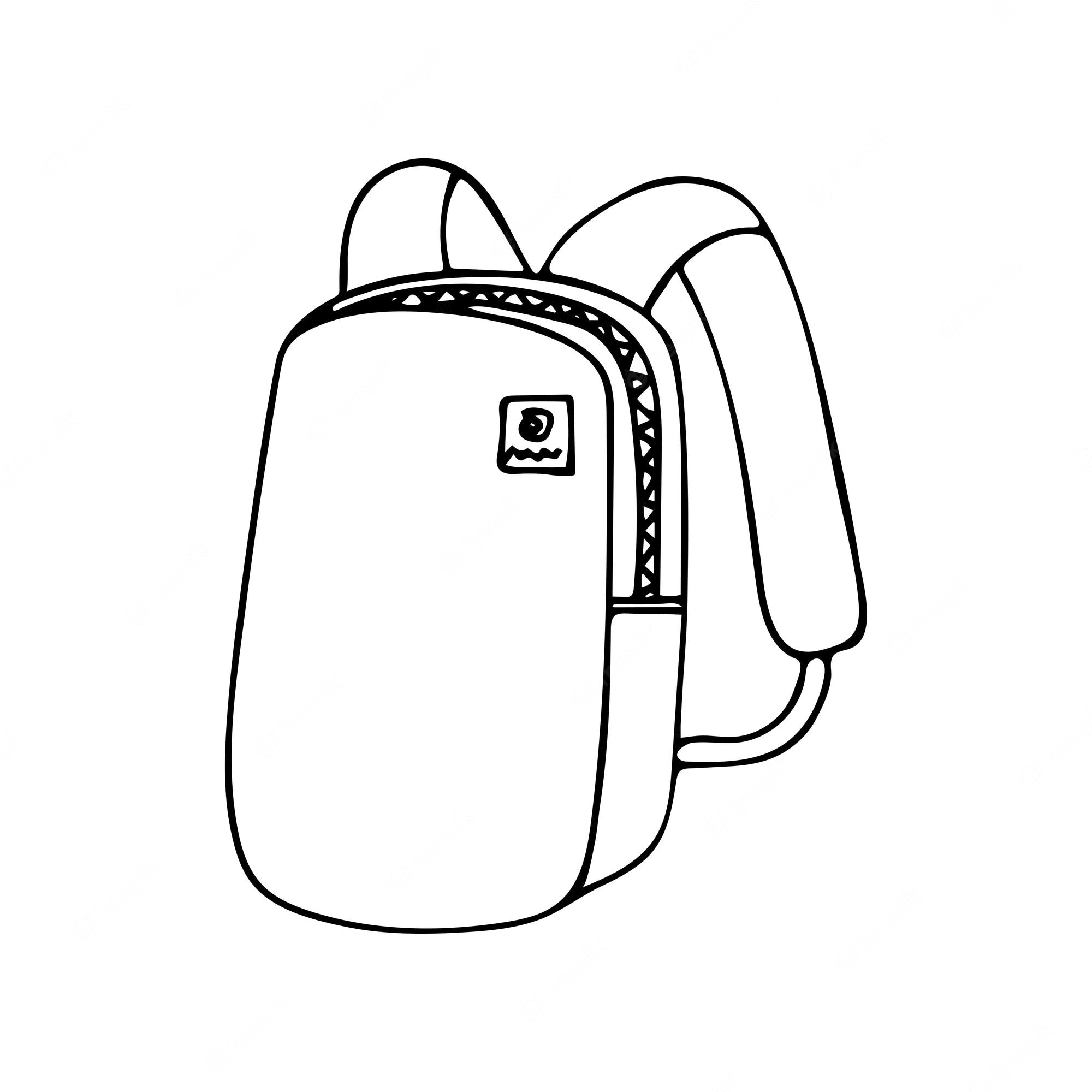 Backpack set clipart design illustration 9384957 PNG