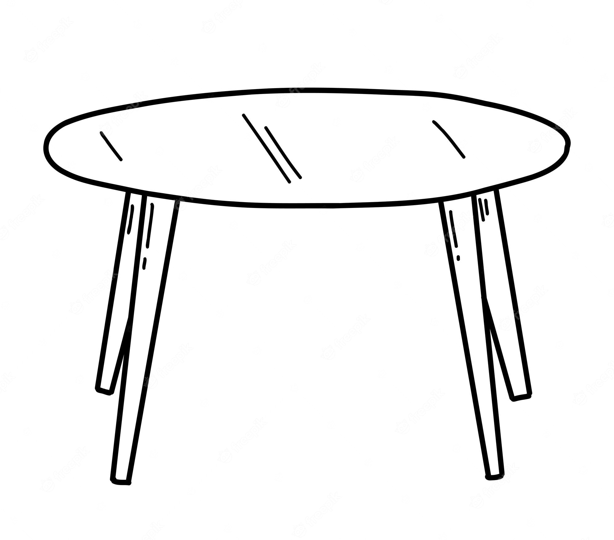 book on the table clipart black and white