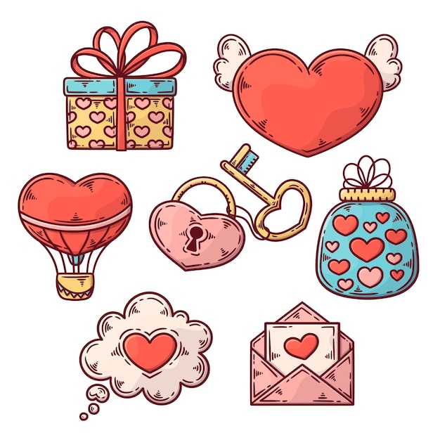 Valentines Day Hearts Png. Graphic by CatAndMe · Creative Fabrica,  Valentines Day 