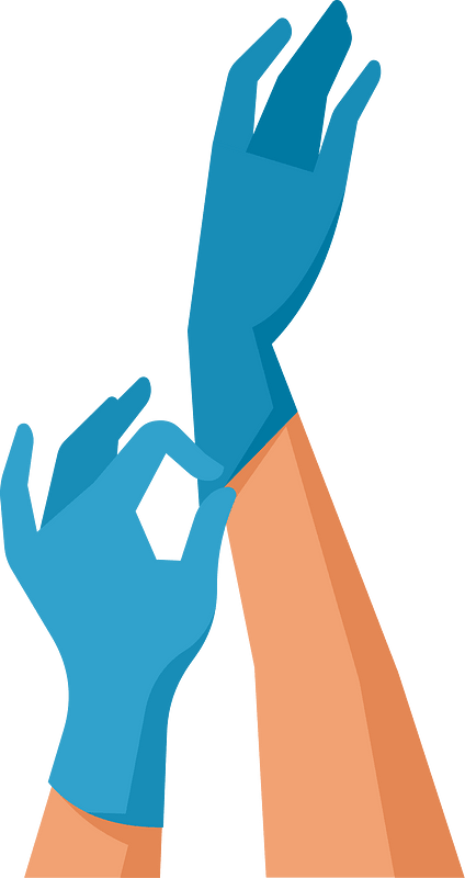 Proper Glove Donning Technique for Healthcare Professionals