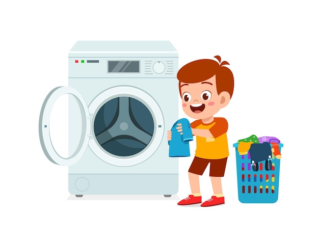 Kids Helping with Laundry - Fun & Educational Household Chores