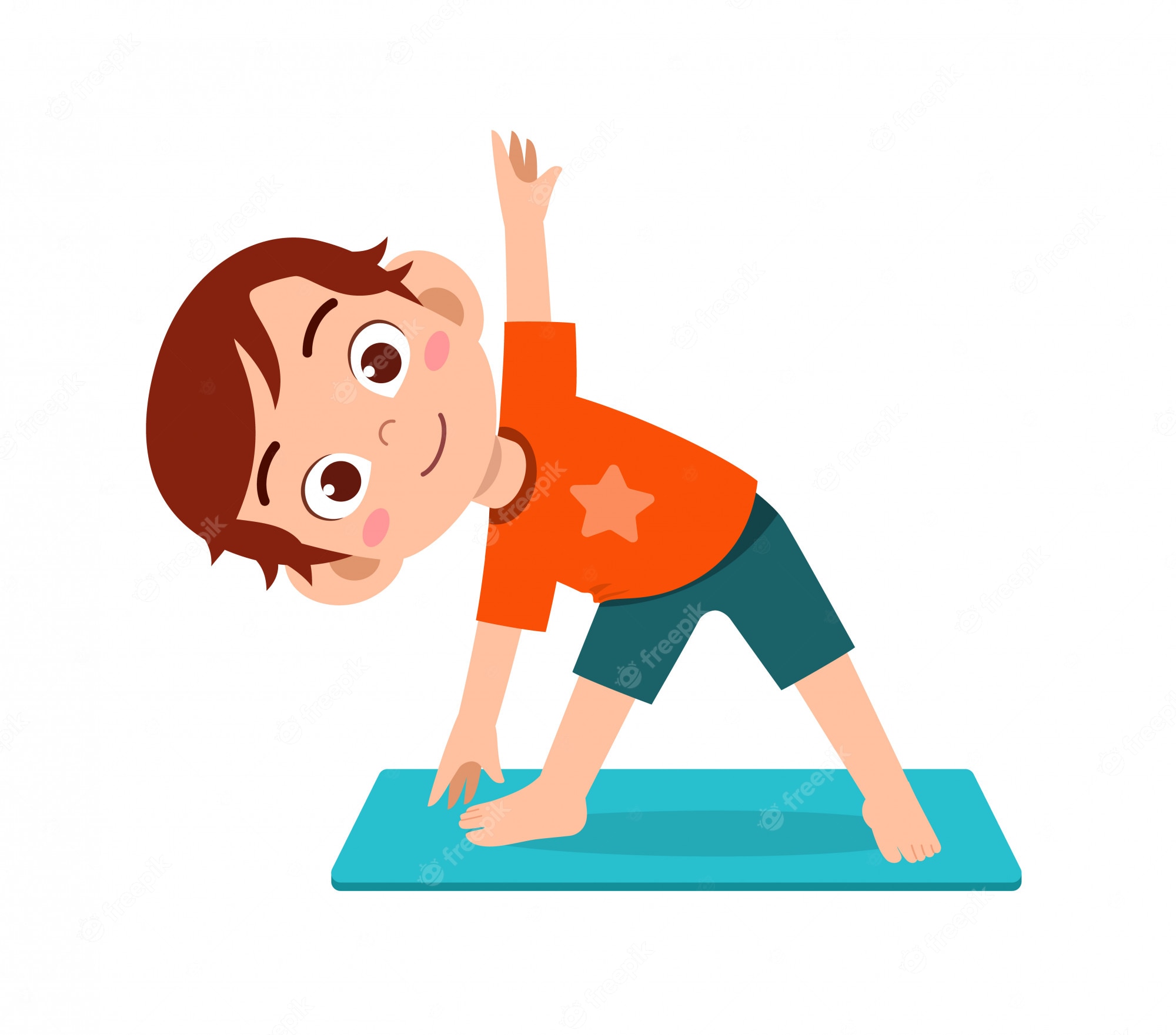 Kids in Action: Stretches and Warm-Ups Clip Art 18 PNGs - Clip Art Library