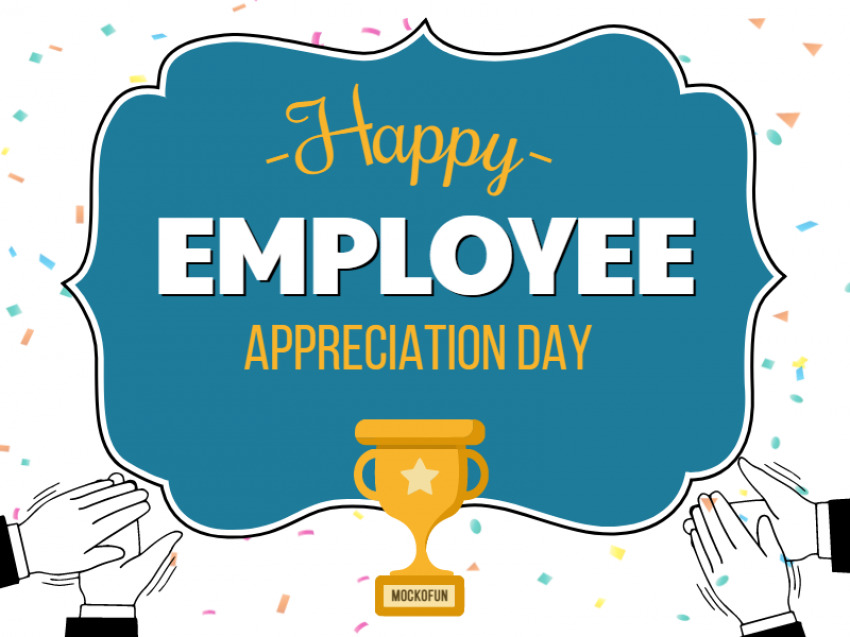 Happy employee appreciation day Royalty Free Vector Image