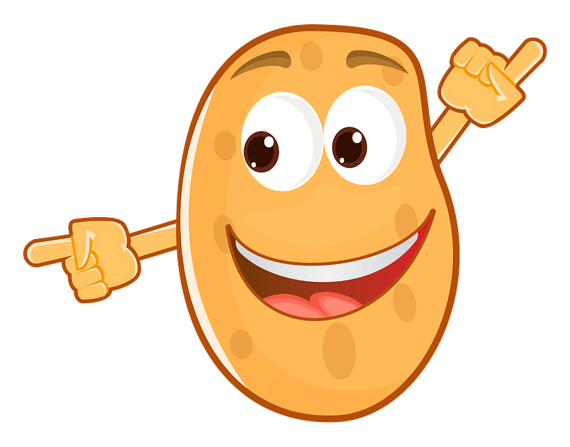 Cute Potato PNG Image, Cute Potatoes, Potato Clipart, Fresh PNG - Clip ...