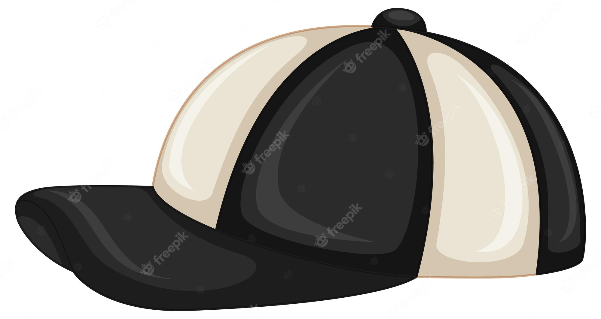 Classic Two-Tone Baseball Cap - Stylish & Versatile Headwear