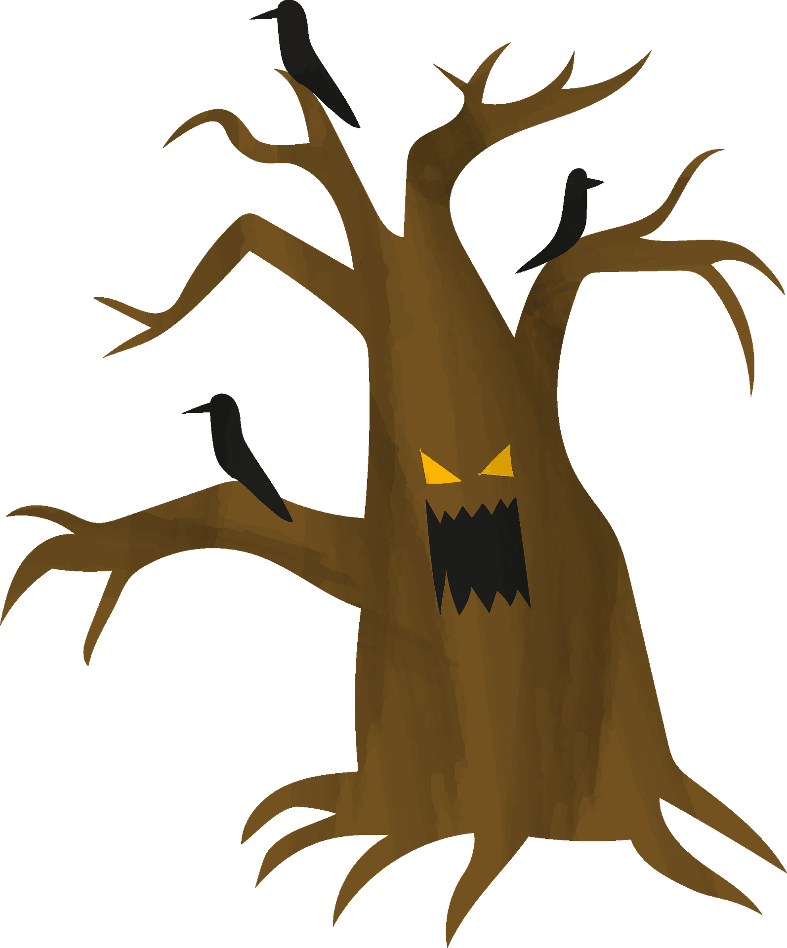 Spooky trees | Public domain vectors - Clip Art Library