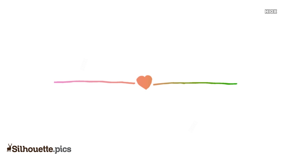 Heart Connection Line Illustration - Silhouette.pics