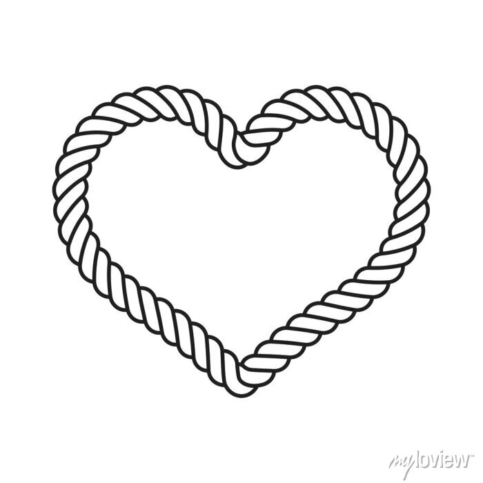 Lasso Heart - Clip Art Library