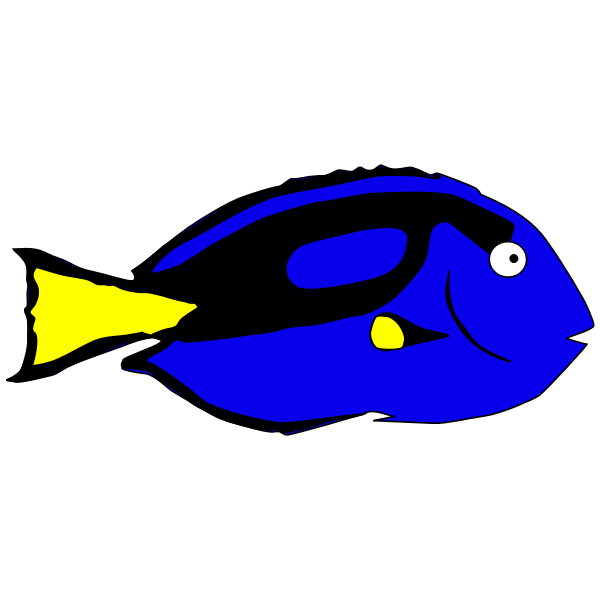 Blue fish | Public domain vectors - Clip Art Library