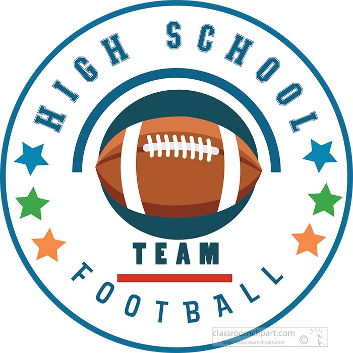 High School Football Team Logo - Free Clipart for School Sports