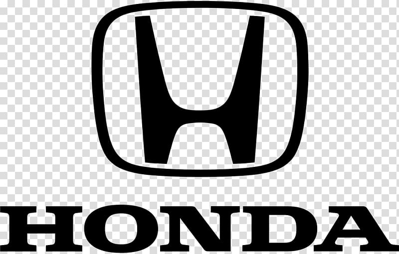 Honda logo featuring the iconic black 'H' in a rounded rectangle with "HONDA" text below on transparent background.
