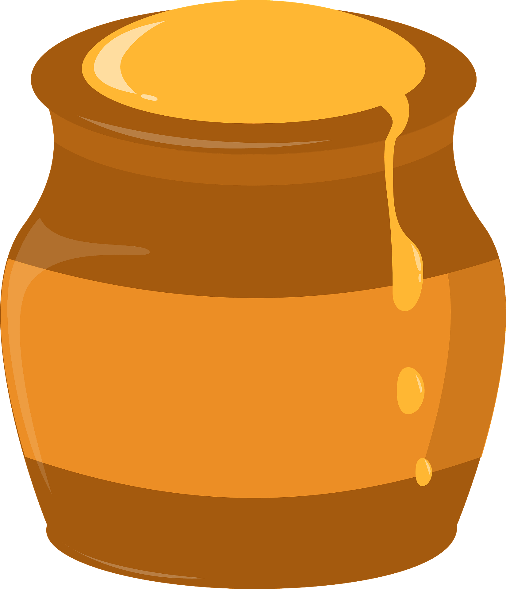 honey jars - Clip Art Library