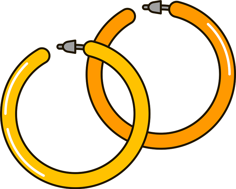 Hoop earrings clipart. Free download transparent .PNG Clipart Library ...