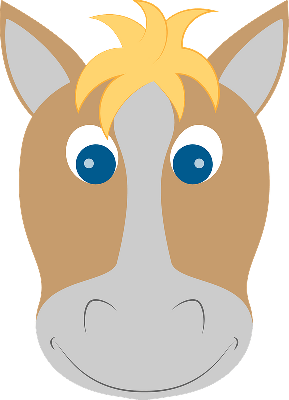 cartoon horse head clip art - Clip Art Library - Clip Art Library