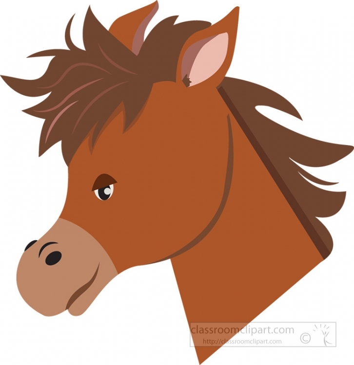 Cute Horse Head Clipart For Educational And Creative Projects 3836153 