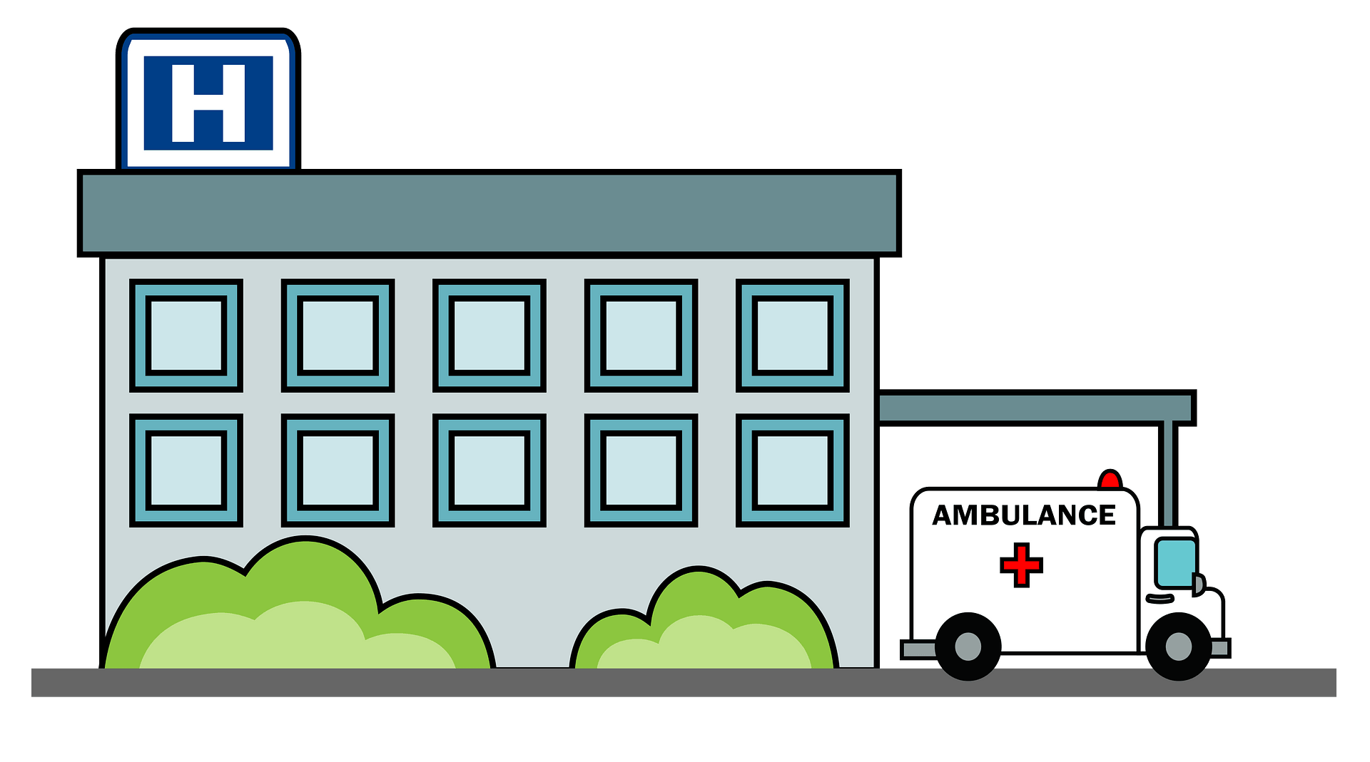 Free Hospital Clipart Group - Hospital Building Clip Art, HD Png - Clip ...