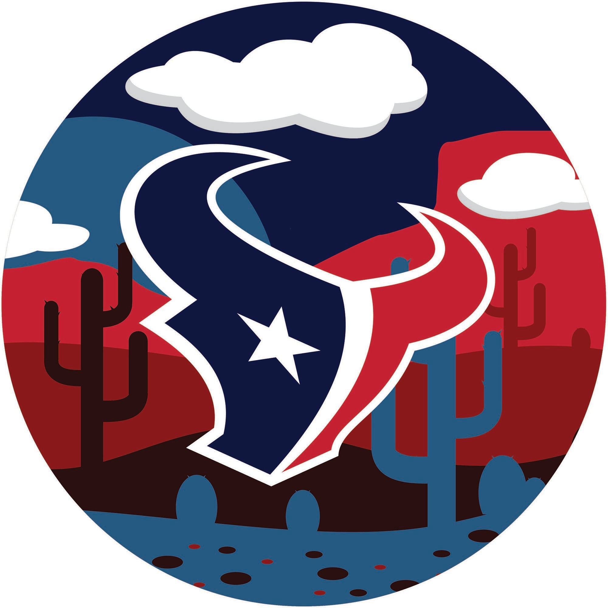 NFL Houston Texans Logo Clipart SVG Cut File for Cricut Digital ...
