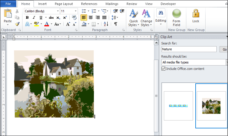 How do I insert clip art in Word 2007, 2010 and 2013 and other - Clip ...