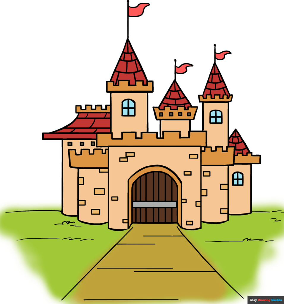 castle drawings Clip Art Library