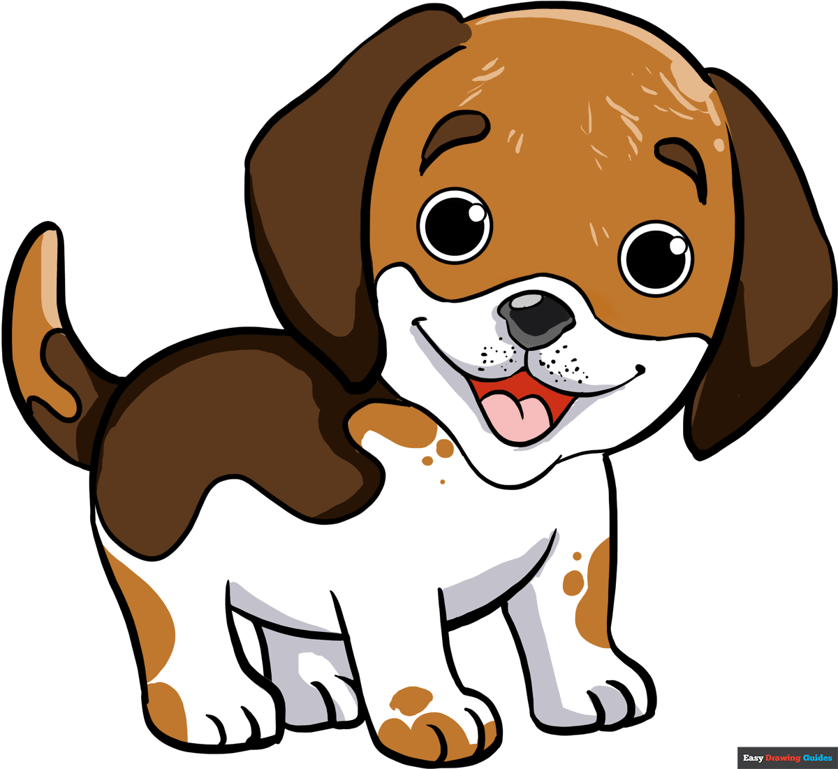 Panting Puppy Dog Clip Art Puppy Drawing Cute Dogs Clip Art Library