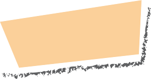 Light orange rectangular panel with dashed border on green background, stylized graphic element.