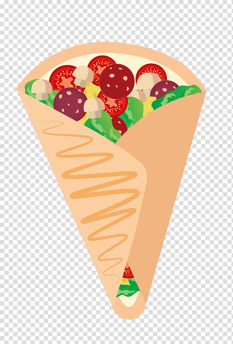 Veggie & Pepperoni Wrap - Fresh, Portable, and Delicious