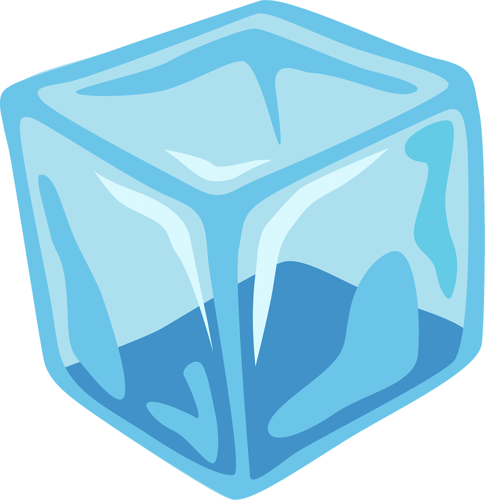 Ice Cube Melting Clipart