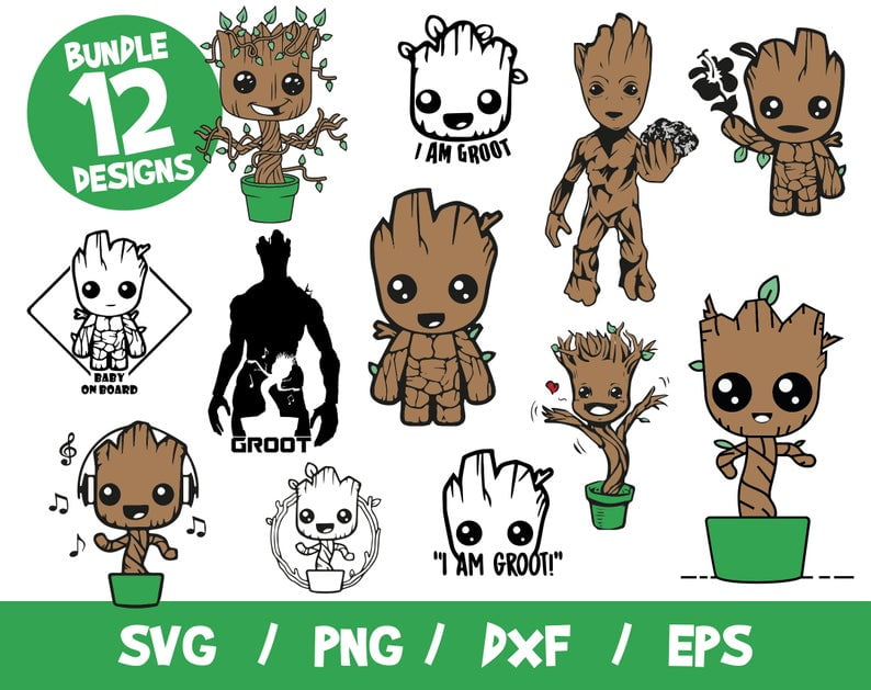 Download Baby Groot Clipart HQ PNG Image | FreePNGImg - Clip Art Library