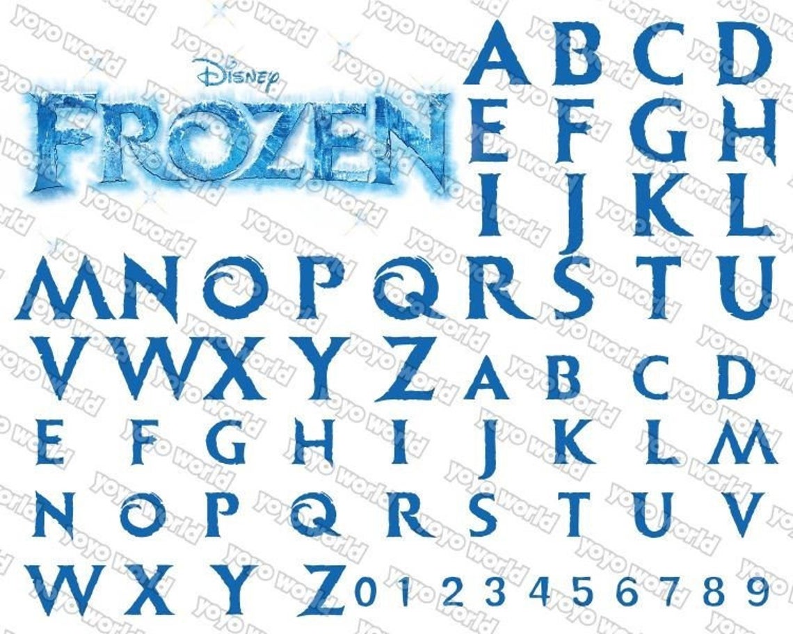 disney frozen font photoshop download