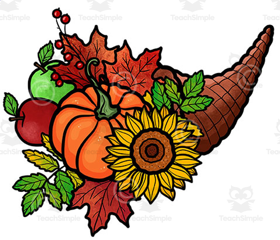 Cornucopias Clip Art Library