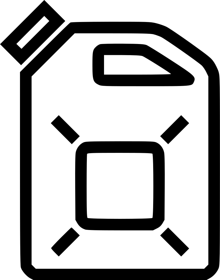 Fuel Can Icon - Vector Jerrycan Illustration for Web & Print