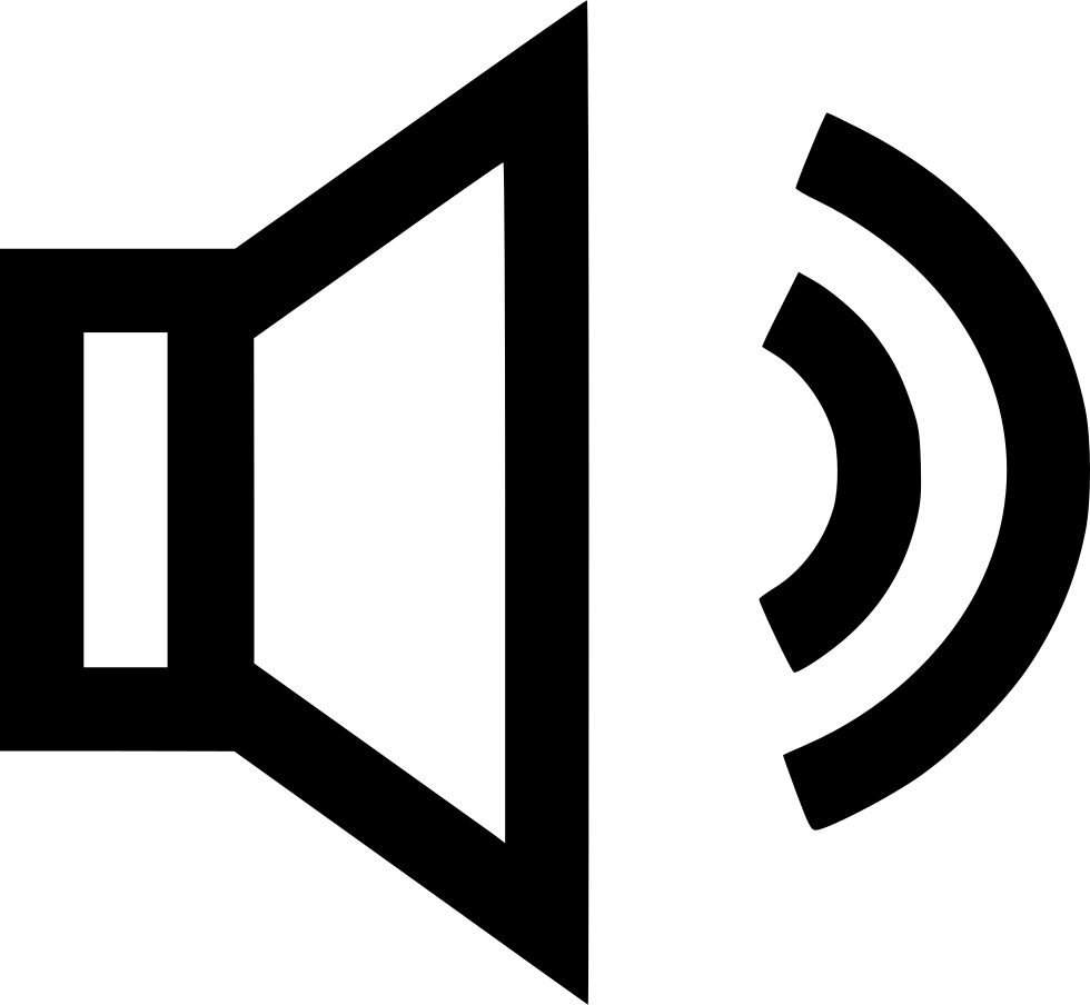 Speaker Icon - Audio Volume Symbol for UI and Web Design