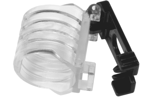 Lever-Action Plastic Hose Clamp - Secure, Reusable Tubing Fastener