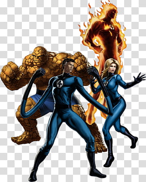 Fantastic Four Superheroes - Marvel’s Iconic Team in Action