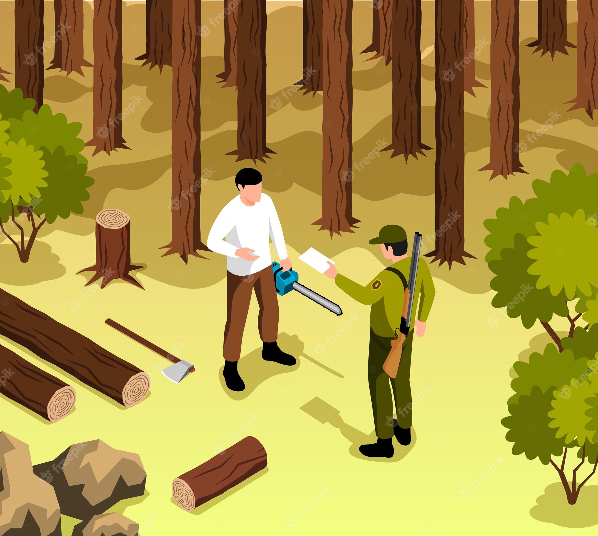 loggers clipart