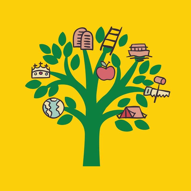Tree of Knowledge - Symbols of Learning, Exploration, and Growth