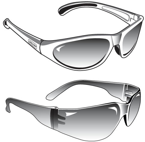 Premium Wraparound Safety Sunglasses - UV Protection & Impact Resistance