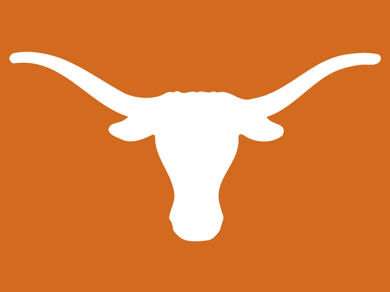 University of Texas Longhorn Logo - Official Burnt Orange & White Emblem