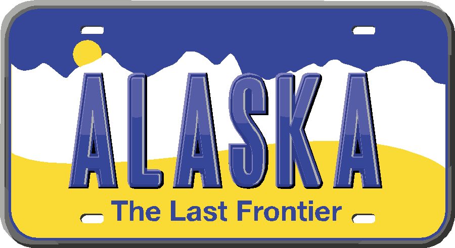 Alaska License Plate Design - The Last Frontier