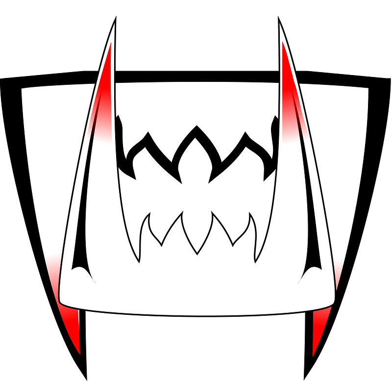 Ferocious Fangs Logo - Bold Cartoon Monster Mouth Design