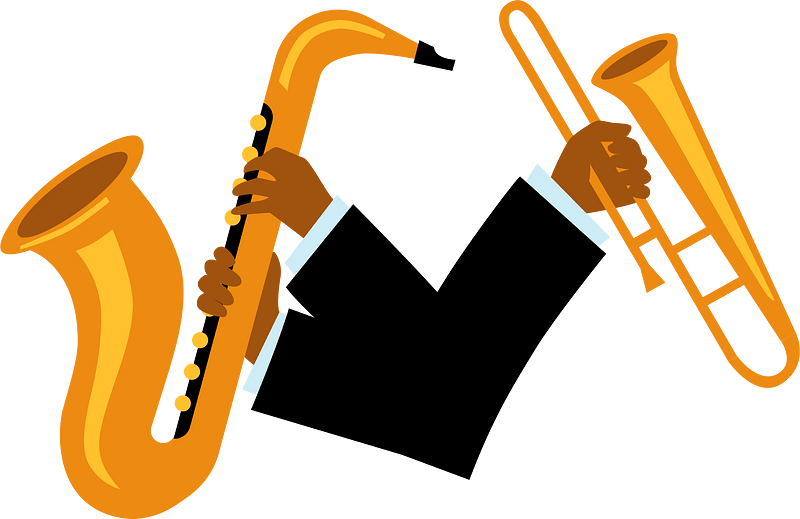 Saxophone Svg Files Tenor Saxophone Jazz Svg Clipart Dxf Png