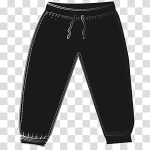 Black Sweatpants PNG Transparent Images Free Download, Vector Files