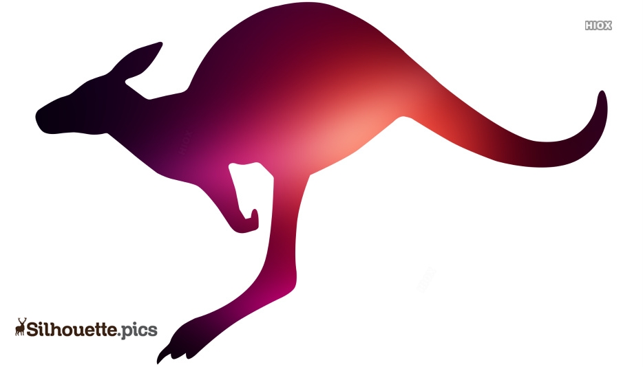Kangaroo Silhouette Vector Image - Free Download | Silhouette.pics
