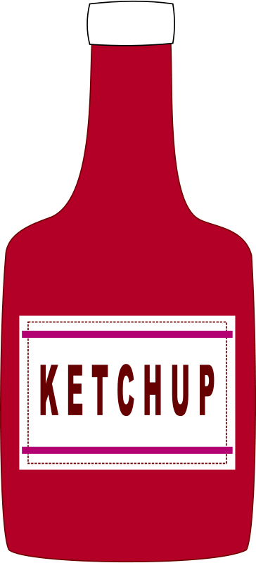 Ketchup Bottle Illustration - Free Vector Graphic for Food & Restaurant Sites