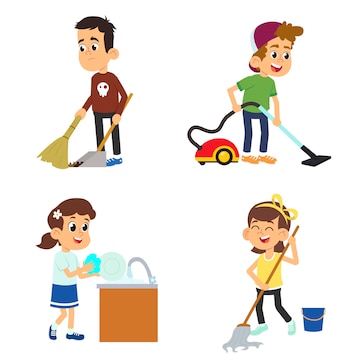 Kids Helping with Chores - Fun and Educational Cleaning Activities for Children
