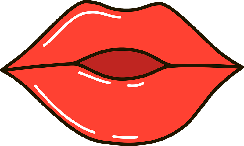 Image Of Kissy Lips Clip Art 7997 Lipstick Kiss Illustration Of Clip Art Library